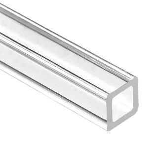 Acryl Starres Quadratisches Rohr | Harfington 